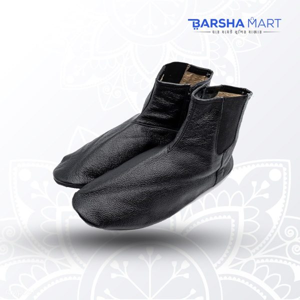 Leather Zipper Socks (চামড়ার মোজা )