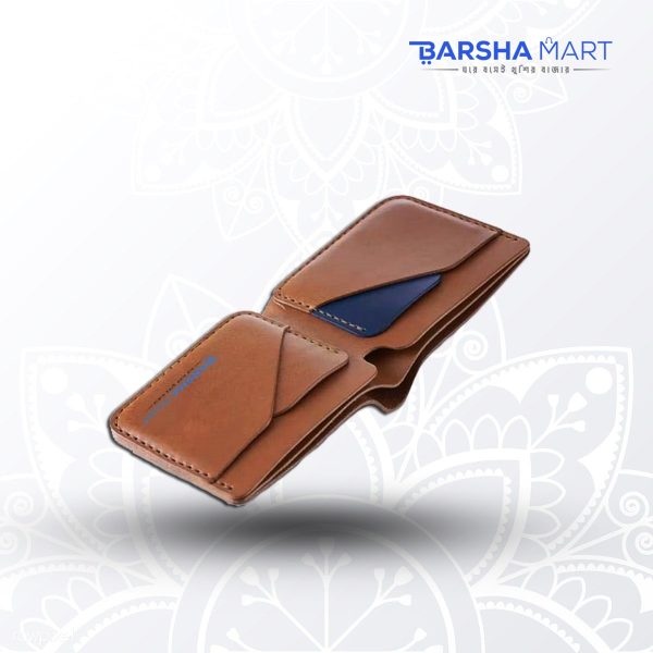Brown Leather Short Wallet (মানিব্যাগ)